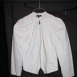 White Faux Leather jacket